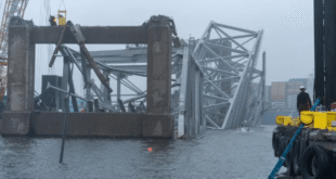 Wrecked Francis Scott Key Bridge
