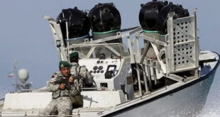 An IRGC minelaying boat. Iran possessed thousands of mines before the war, some deployable from civilian small craft (IRGC)