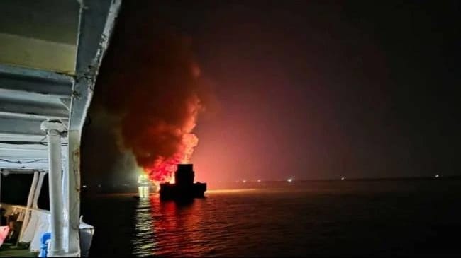 chemical-cargo-fire chemical cargo fire