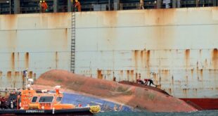 tugboat capsized in South Korea