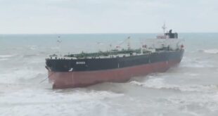 tanker aground