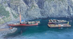 wreck removal MSC Baltic III