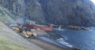 removal of wrecked MSC containership