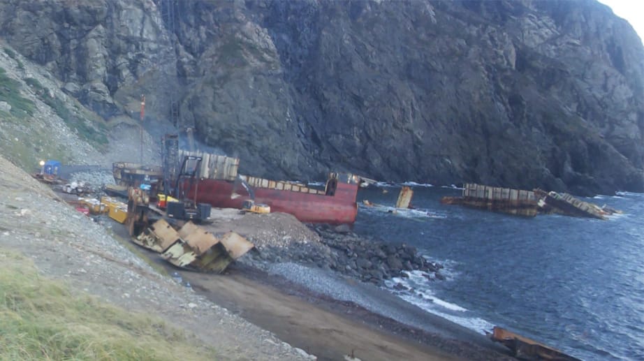 msc-baltic-iii-removal-october-16 removal of wrecked MSC containership